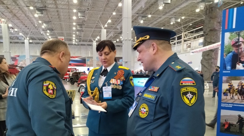 Пожарно-технические выставки Кубани приняли участие в Международном салоне «Комплексная безопасность - 2021»