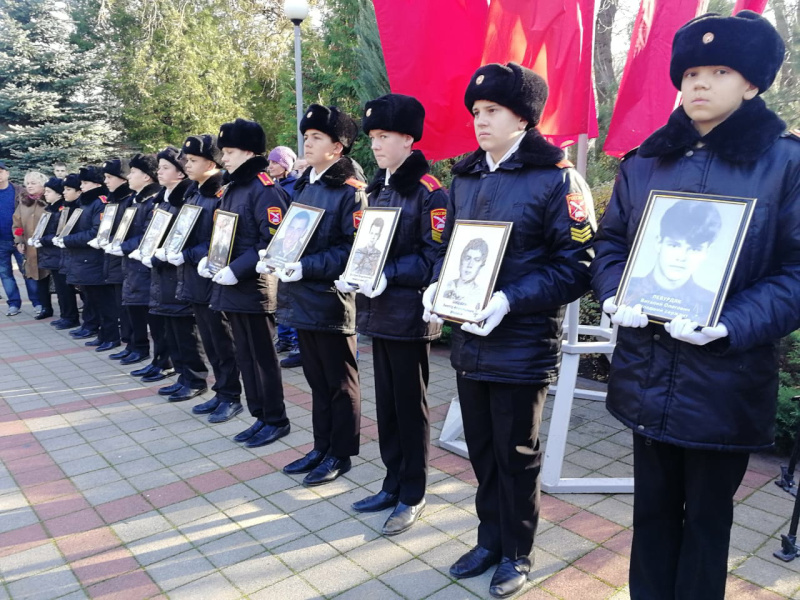 В Анапе прошла акция памяти, посвящённая погибшим в Чечне