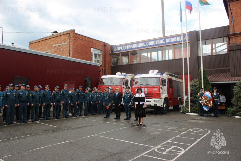 В Краснодаре почтили память сотрудников МЧС России, погибших при исполнении служебных обязанностей