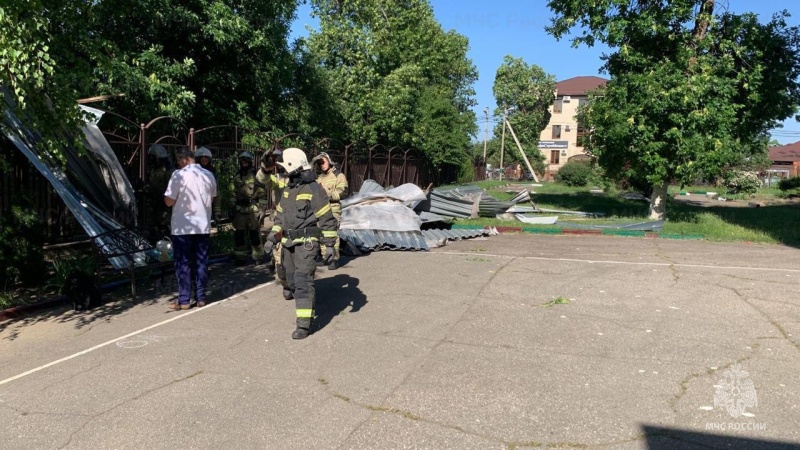 Уточнение о срыве кровли в МО г. Краснодар