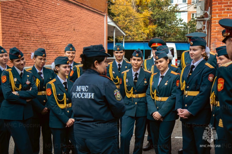 Профориентационная программа проведена для воспитанников Почетного караула Краснодара (+видео)