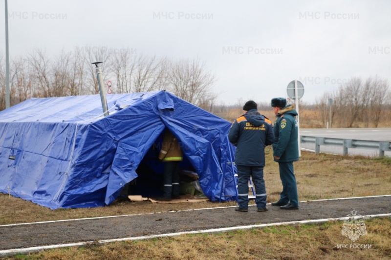 Пожарные и спасатели Тихорецкого района приняли участие в штабной тренировке